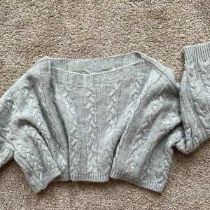 Sweater Crop Top